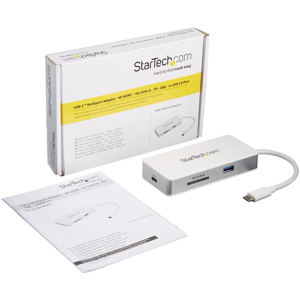 StarTech.com Multiport Adapter USBC HDMI UHSII 100W
