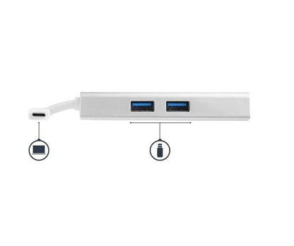 StarTech.com USB C Multiport Adapter 4K 60W PD Silver