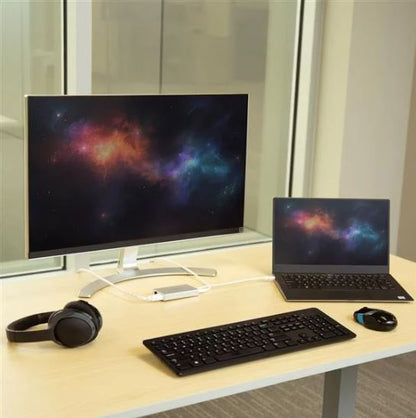 StarTech.com USB C Multiport Adapter 4K 60W PD Silver