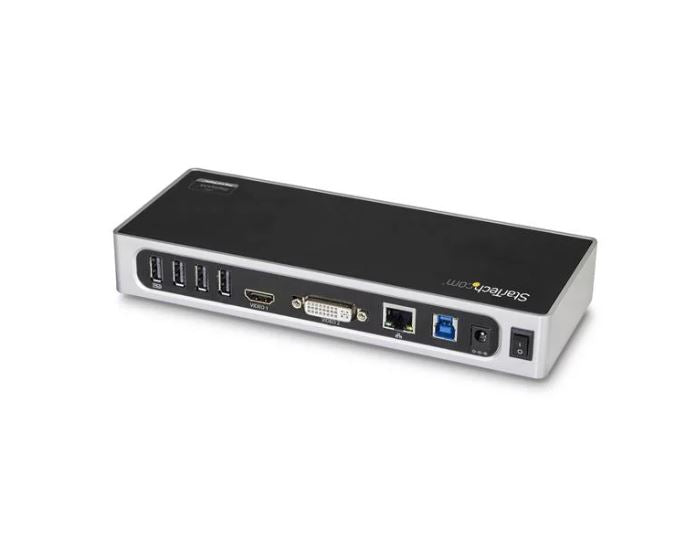 StarTech.com USB 3 Dual Monitor Dock HDMI DVI VGA