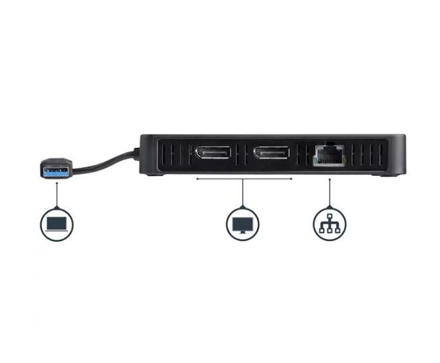StarTech.com USB to Dual DisplayPort 4K Mini Dock