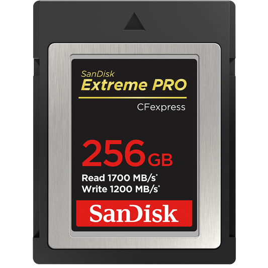 SanDisk Extreme PRO 256GB Extreme PRO CFexpress Type B Memory Card - NWT FM SOLUTIONS - YOUR CATERING WHOLESALER