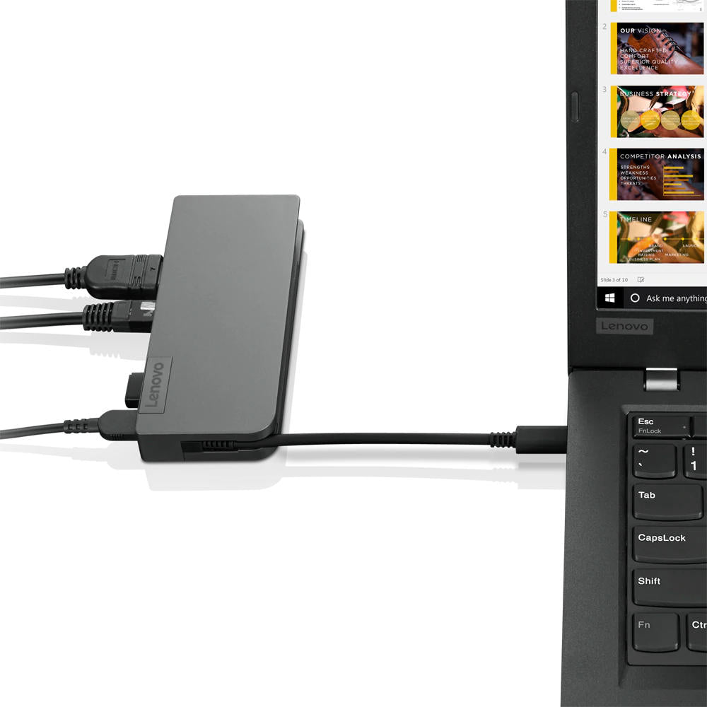 Lenovo USB C Travel Dock Port Replicator