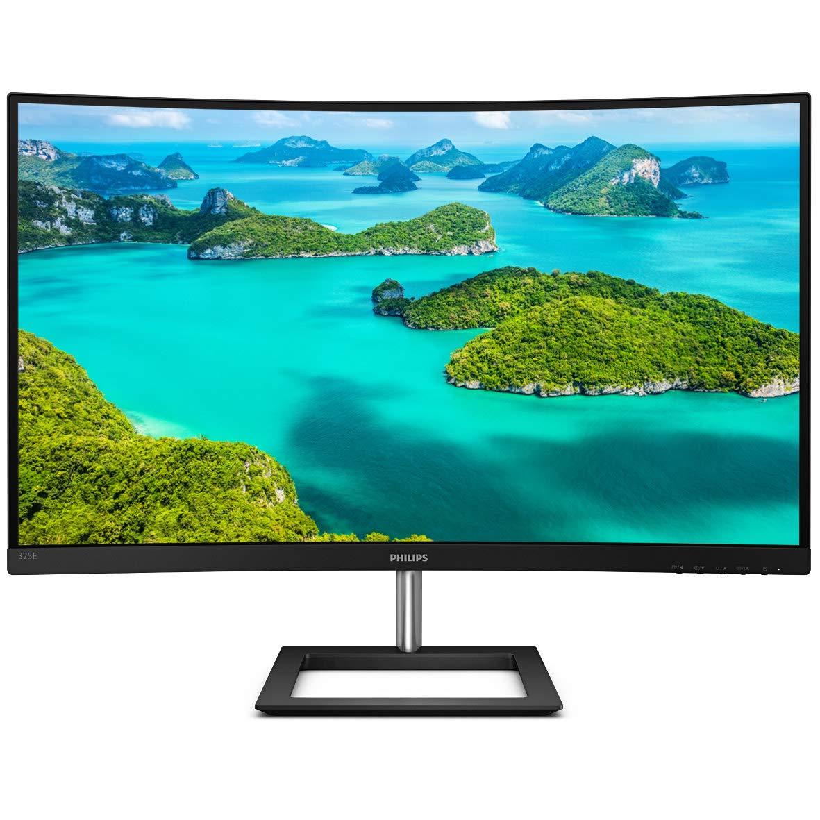 Philips E Line 325E1C 31.5 Inch 2560 x 1440 Pixels Quad HD VA Panel HDMI VGA DisplayPort Monitor - NWT FM SOLUTIONS - YOUR CATERING WHOLESALER