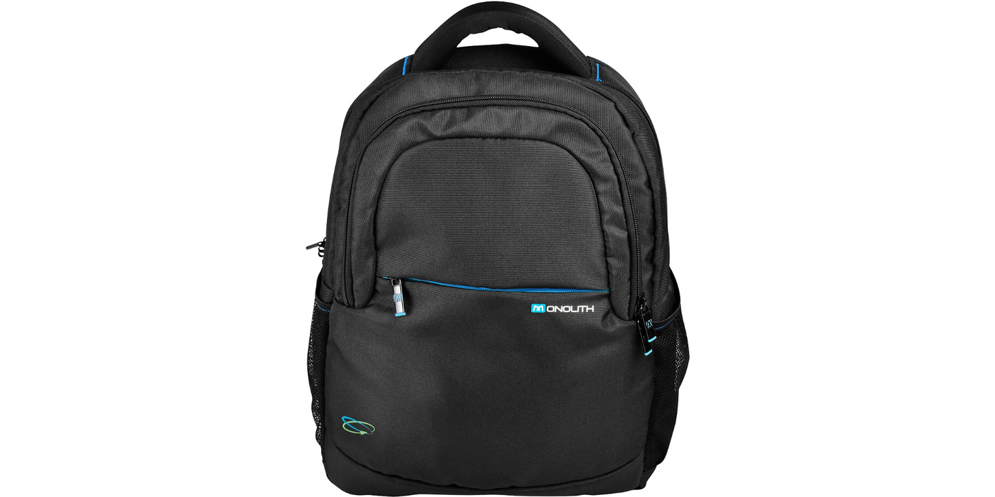 Monolith Blue Line Laptop Backpack for Laptops up to 15.6 inch Black/Blue 2000003312 - NWT FM SOLUTIONS - YOUR CATERING WHOLESALER