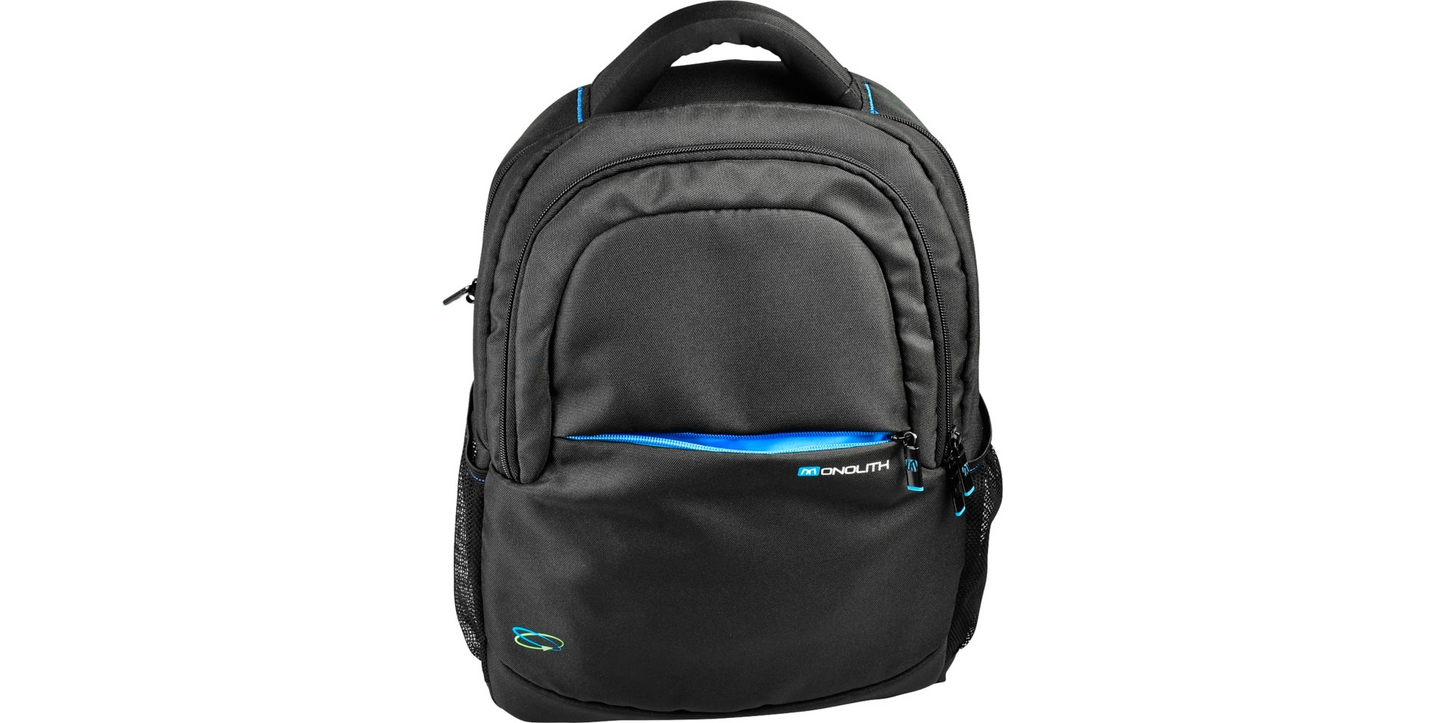 Monolith Blue Line Laptop Backpack for Laptops up to 15.6 inch Black/Blue 2000003312