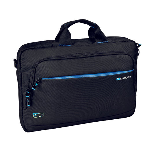 Monolith Blue Line Laptop Briefcase for Laptops up to 15.6 inch Black/Blue 2000003314 - NWT FM SOLUTIONS - YOUR CATERING WHOLESALER