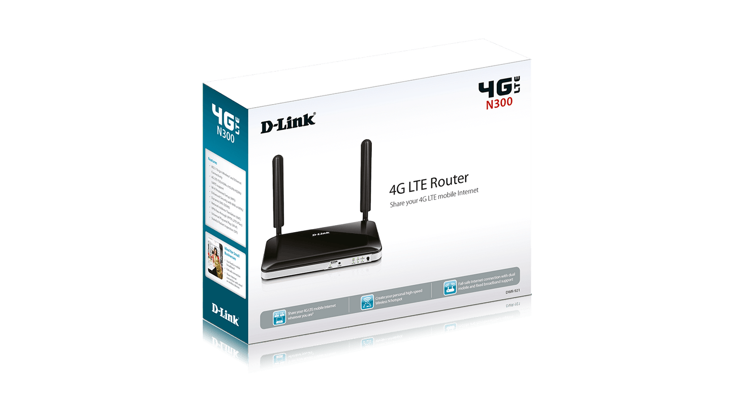 D-Link 2.4GHz SingleBand 4G Wireless LTE Router