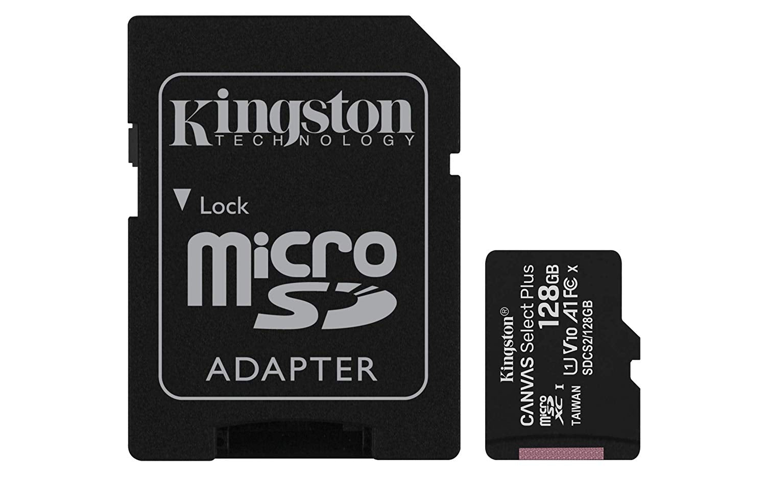 Kingston Technology Canvas Select Plus 128GB MicroSDXC Memory Card and Adapter - NWT FM SOLUTIONS - YOUR CATERING WHOLESALER