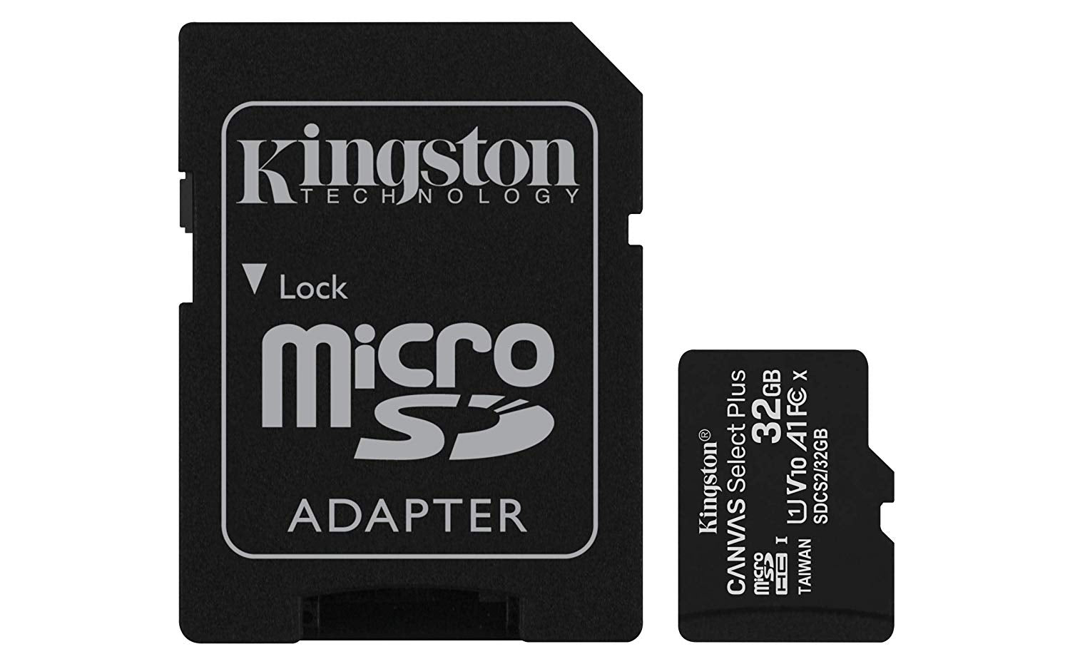 Kingston Technology Canvas Select Plus 32GB MicroSDHC Memory Card and Adapter - NWT FM SOLUTIONS - YOUR CATERING WHOLESALER