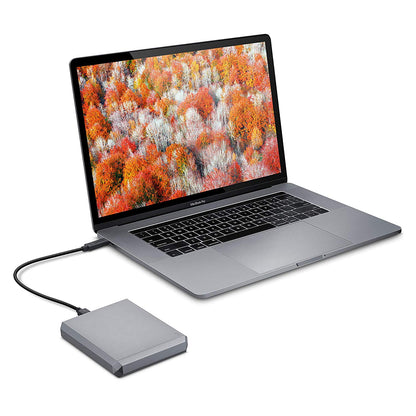 LaCie 4TB USB C Space Grey Mobile External Hard Drive