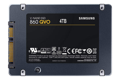 Samsung 4TB 860 QVO SATA3 2.5 Inch VNAND Internal Solid State Drive