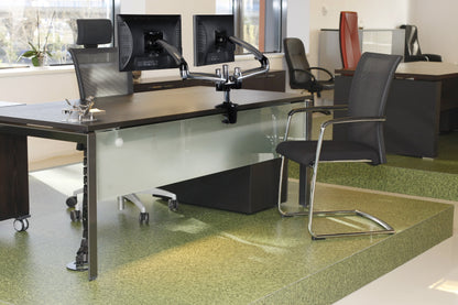 Peerless 12 to 30 Inch Dual Monitor Desktop Arm Mount