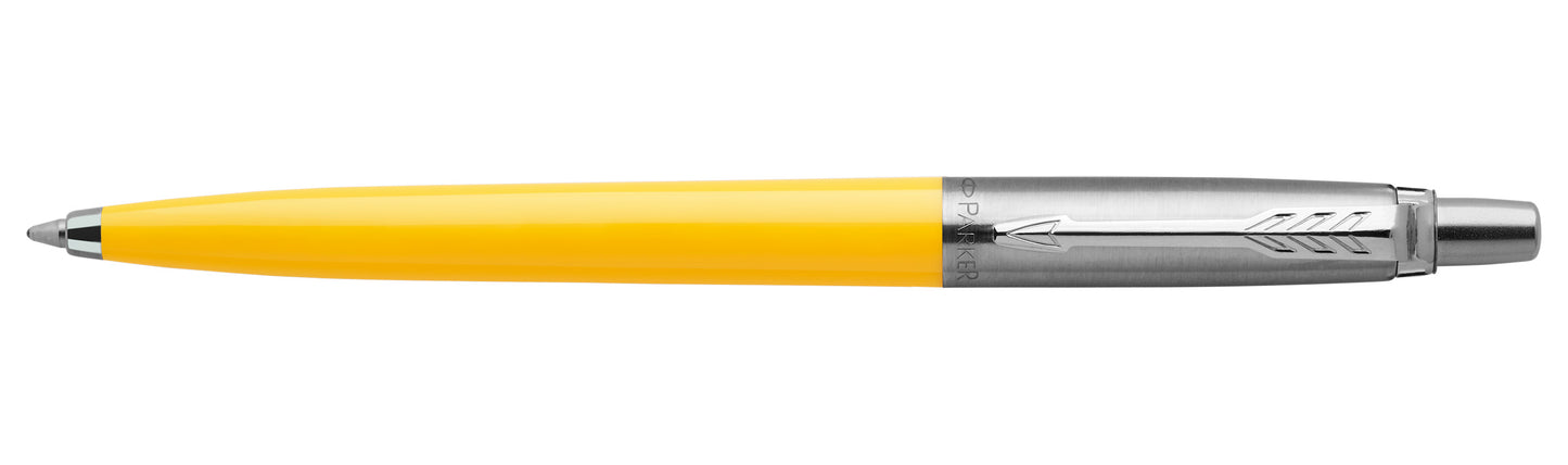 Parker Jotter Ballpoint Pen Yellow Barrel Blue Ink - 2076056