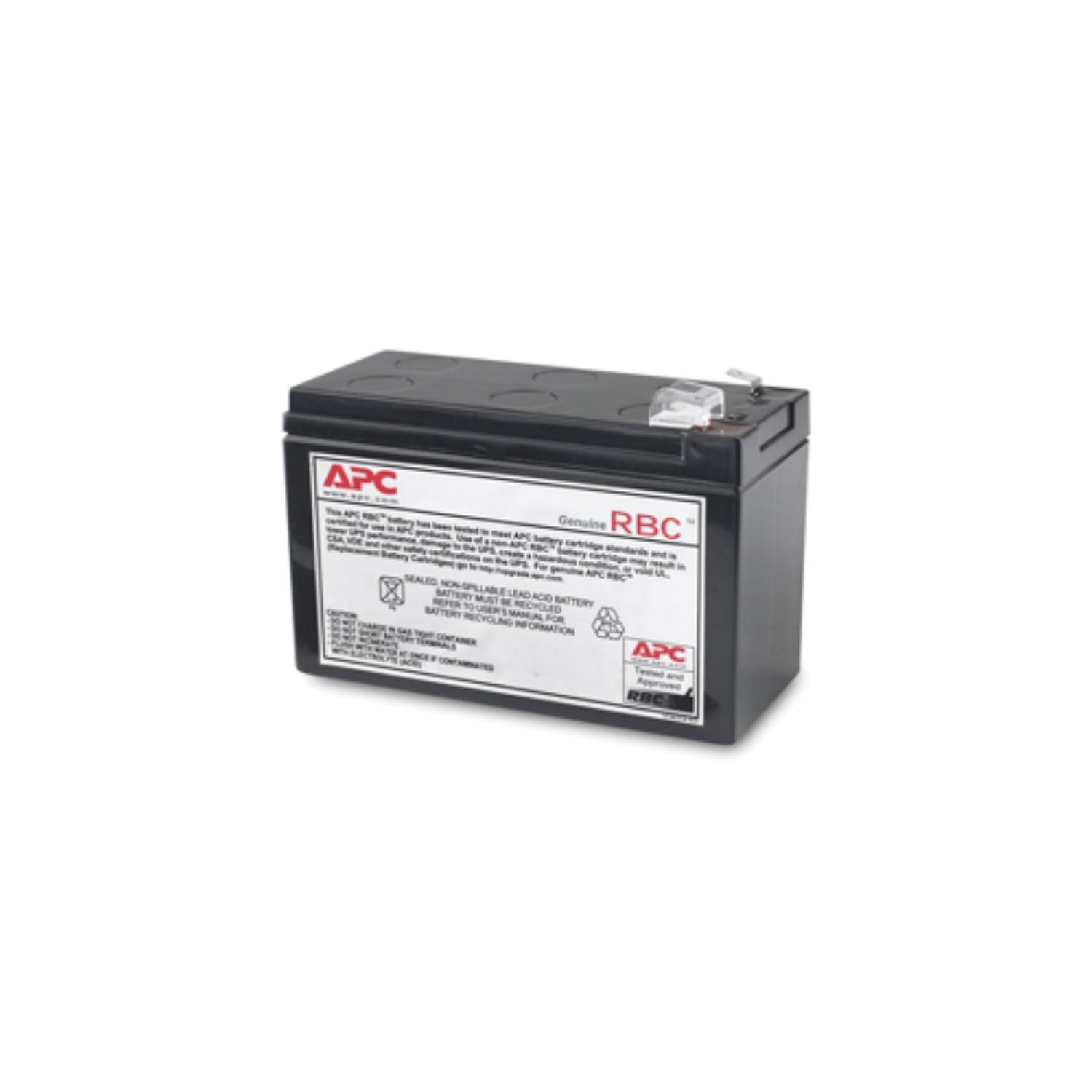 APC Replacement Battery Cartridge 110 Sealed Lead Acid VRLA - NWT FM SOLUTIONS - YOUR CATERING WHOLESALER