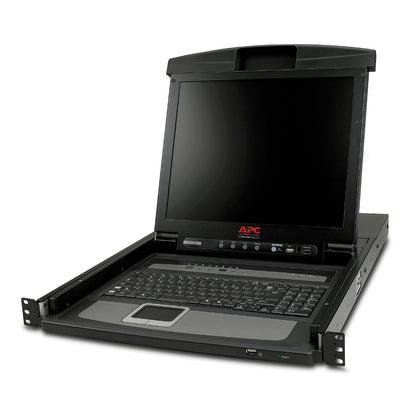 APC 17 Inch Rack LCD Console 8 Port KVM Switch - NWT FM SOLUTIONS - YOUR CATERING WHOLESALER