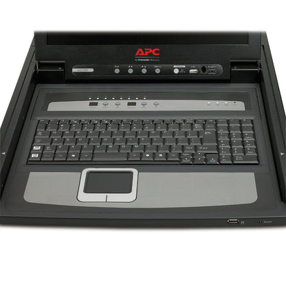 APC 17 Inch Rack LCD Console 8 Port KVM Switch