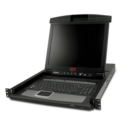 APC 17 Inch Rack LCD Console with KVM Switch - NWT FM SOLUTIONS - YOUR CATERING WHOLESALER
