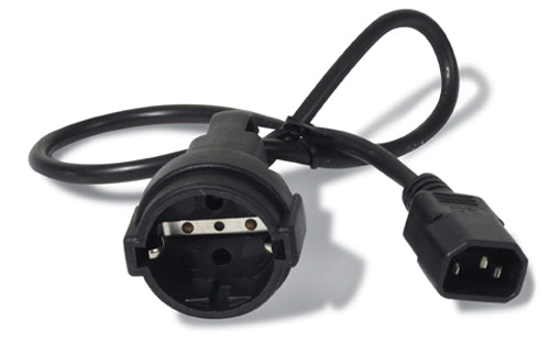 APC 0.6m C14 to CEE 7 7 Schuko Power Cable - NWT FM SOLUTIONS - YOUR CATERING WHOLESALER