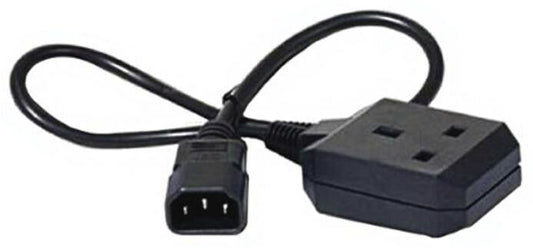 APC 0.6m C14 to BS1363 Socket UK Power Cable - NWT FM SOLUTIONS - YOUR CATERING WHOLESALER