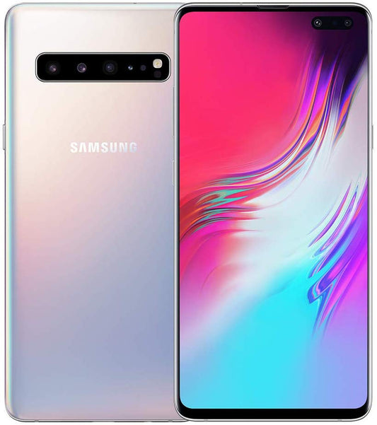 Samsung Galaxy S10 5G 6.7 Inch Android 9.0 8GB RAM 256GB Storage Silver Mobile Phone - NWT FM SOLUTIONS - YOUR CATERING WHOLESALER