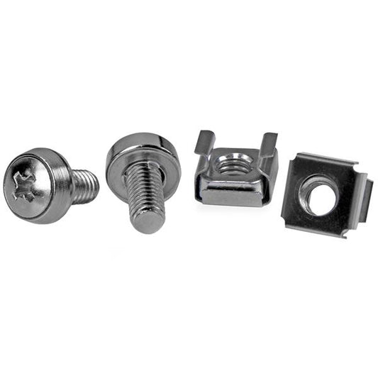 StarTech.com 50 Pkg M6 Mounting Screws and Cage Nuts - NWT FM SOLUTIONS - YOUR CATERING WHOLESALER