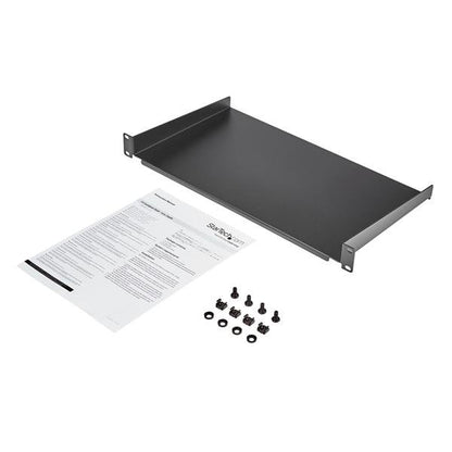 StarTech.com 1U Rack Shelf 10in Deep