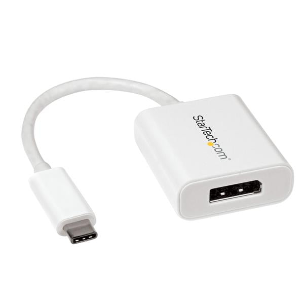 StarTech.com USB C to DP Adapter 4K 60Hz White - NWT FM SOLUTIONS - YOUR CATERING WHOLESALER