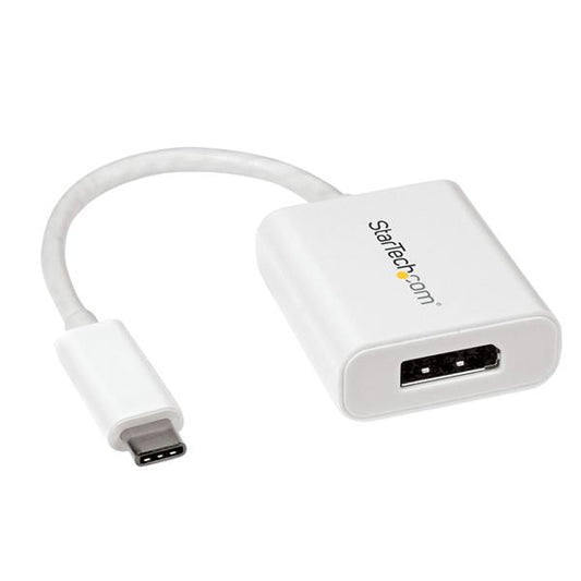 StarTech.com USB C to DP Adapter 4K 60Hz White - NWT FM SOLUTIONS - YOUR CATERING WHOLESALER