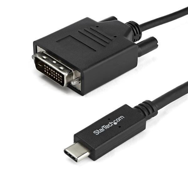 StarTech.com 1m USB C to DVI Adapter Cable Black - NWT FM SOLUTIONS - YOUR CATERING WHOLESALER