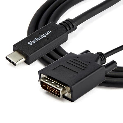 StarTech.com 1m USB C to DVI Adapter Cable Black