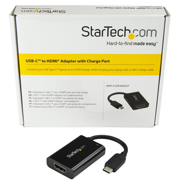 StarTech.com USBC to 4K HDMI Adapter with USB PD 60W
