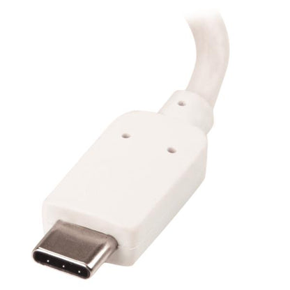 StarTech.com USB C to VGA Adapter with PD 60W White