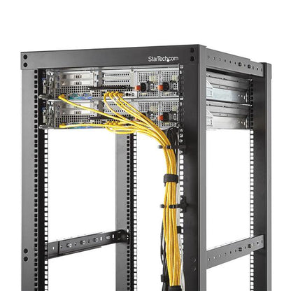 StarTech.com 1U Vertical Rack Cable Mgmt D Ring Hook