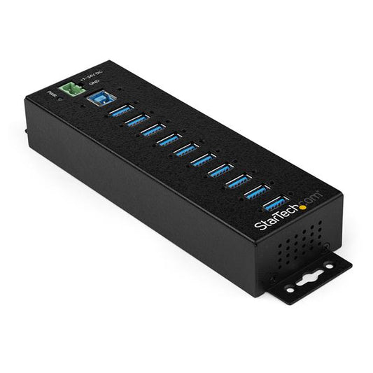 StarTech.com 10 Port USB3 Ind Hub with Power Adapter - NWT FM SOLUTIONS - YOUR CATERING WHOLESALER