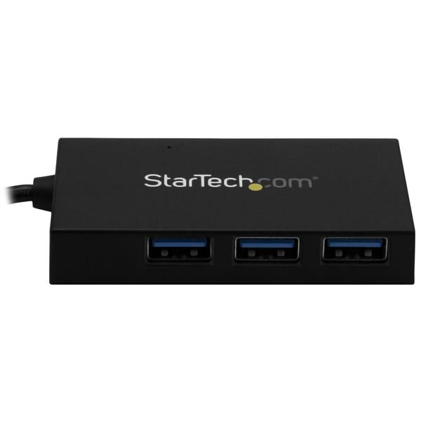 StarTech.com 4 Port USB 3.0 Hub 3x USB A and 1x USB C