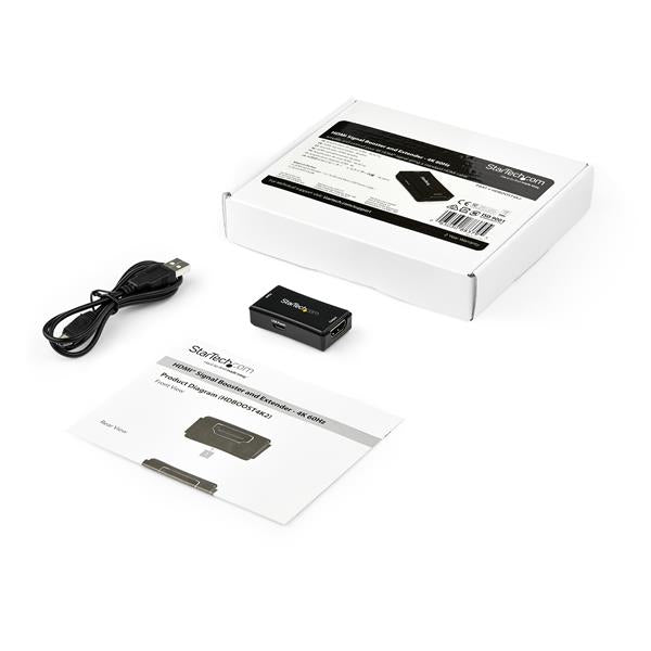 StarTech.com HDMI Signal Booster 4K 60Hz USB Power