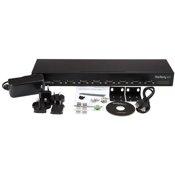 StarTech.com 8 Port USB to Serial RS232 Adapter Hub