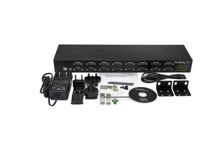 StarTech.com 16 Port USB to Serial Adapter Hub