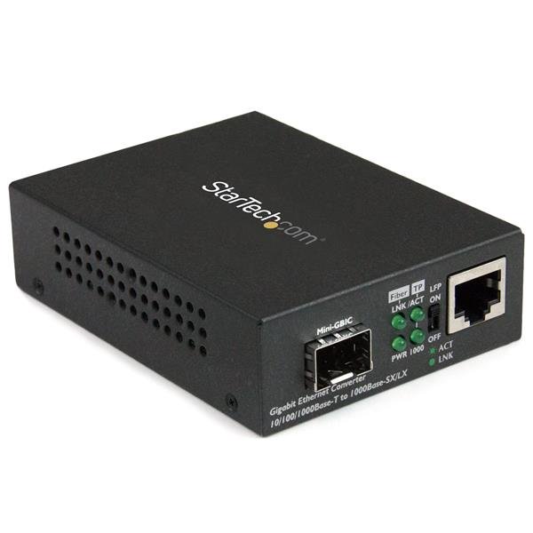 StarTech.com GbE Fiber Media Converter Open SFP Slot - NWT FM SOLUTIONS - YOUR CATERING WHOLESALER