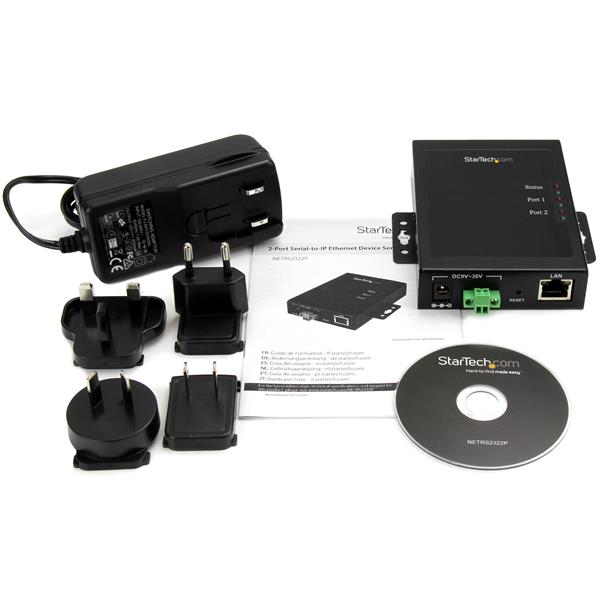 StarTech.com 2PT Serial to IP Ethernet Device Server