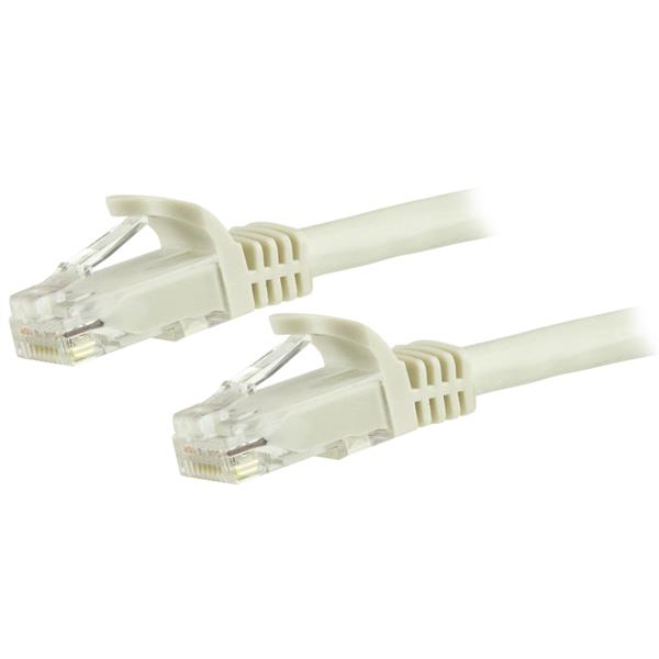 StarTech.com 3m White GB Snagless RJ45 UTP Cat6 Cable - NWT FM SOLUTIONS - YOUR CATERING WHOLESALER
