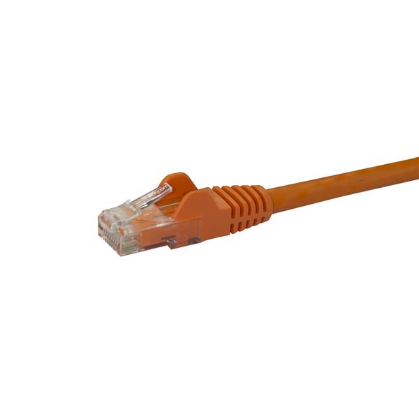 StarTech.com 0.5m Orange Snagless Cat6 Patch Cable
