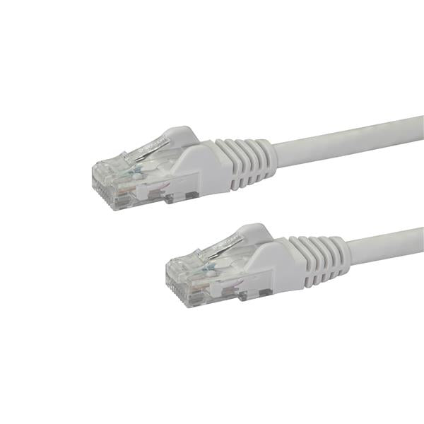 StarTech.com 0.5m White Snagless Cat6 Patch Cable - NWT FM SOLUTIONS - YOUR CATERING WHOLESALER