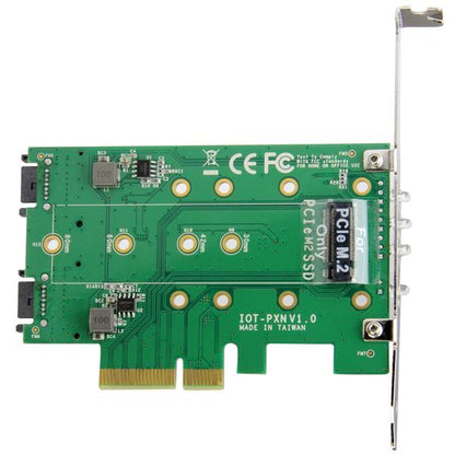 StarTech.com M.2 SSD Card 1x PCIe NVMe 2x SATA M.2