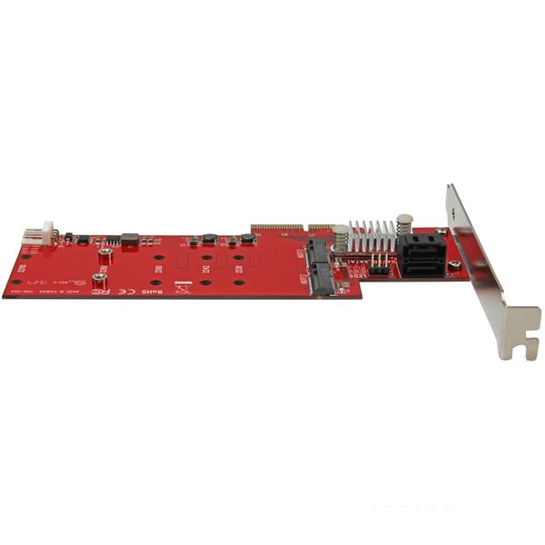 StarTech.com 2 Slot PCIe M.2 RAID Card 2x SATA3 Ports