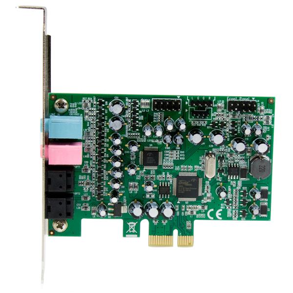 StarTech.com 7.1 PCIe Channel Sound Card 24bit 192KHz