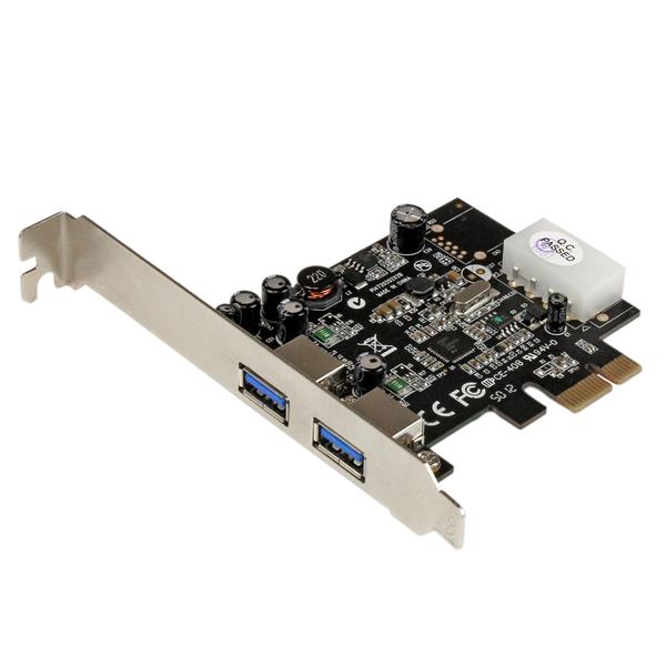 StarTech.com 2 Port PCIe USB3 Card Adapter UASP LP4 - NWT FM SOLUTIONS - YOUR CATERING WHOLESALER