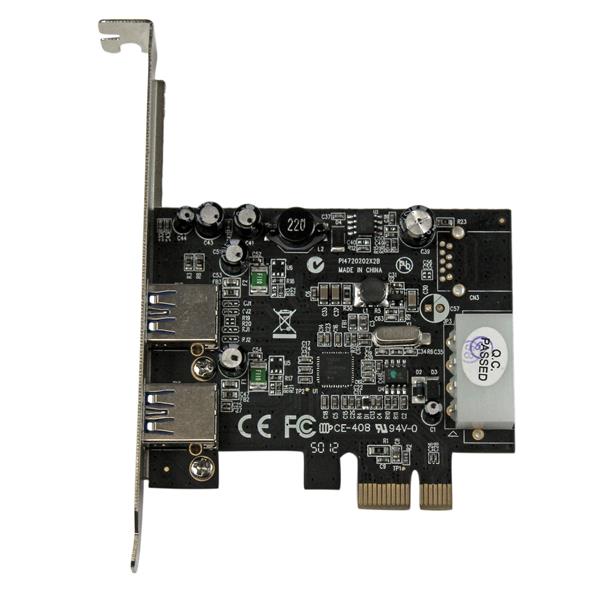 StarTech.com 2 Port PCIe USB3 Card Adapter UASP LP4