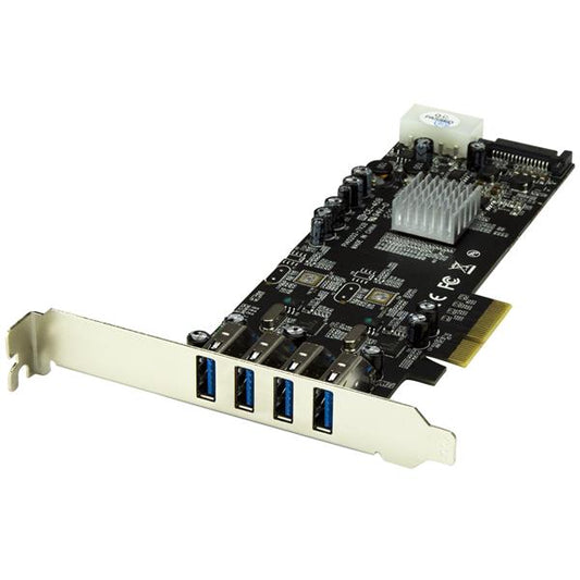 StarTech.com 4PT PCIe USB3 Card Adapter UASP SATA LP4 - NWT FM SOLUTIONS - YOUR CATERING WHOLESALER